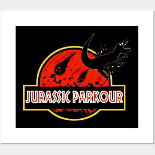 Jurassic Parkour Posters and Art